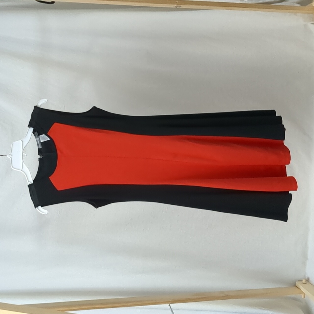 Avon Signature Collection Color Block Fit and Flare Dress Size M